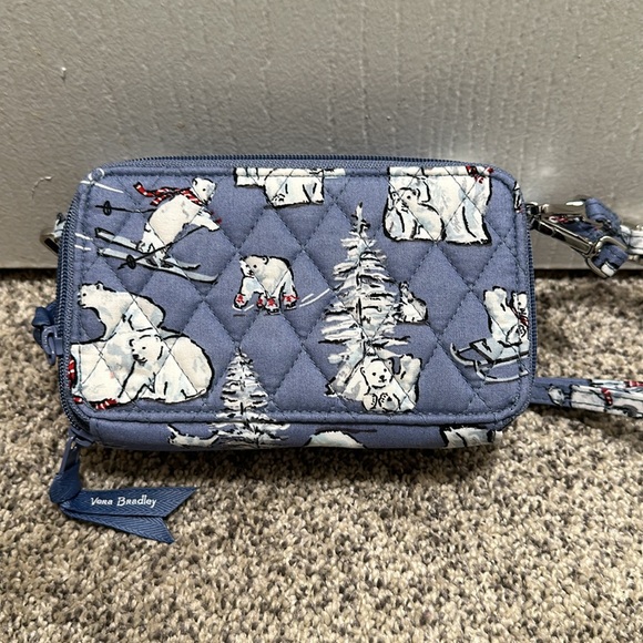 Vera Bradley RFID All In One Crossbody- Berry Merry - Picture 5 of 6